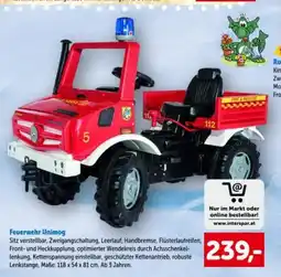 Interspar Feuerwehr Unimog Angebot