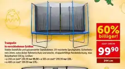 Interspar Trampolin Angebot