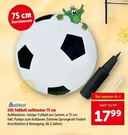 Interspar XXL Fußball aufblasbar Angebot