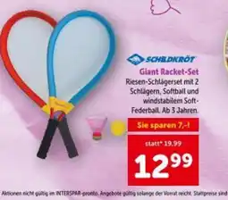 Interspar Giant Racket-Set Angebot