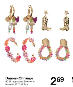 Zeeman Damen-Ohrringe Angebot