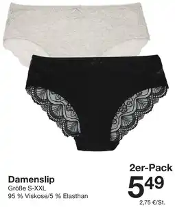 Zeeman Damenslip Angebot