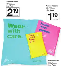 Zeeman Versandtasche Angebot