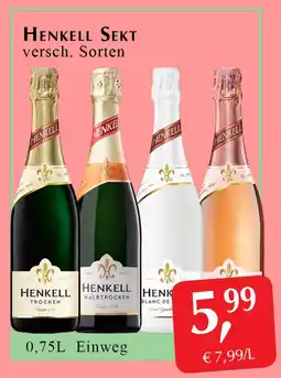 Winkler Markt Henkell sekt Angebot