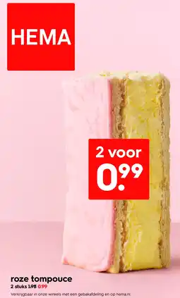 HEMA Hema roze tompouce Angebot