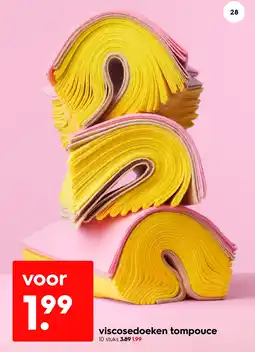 HEMA viscosedoeken tompouce Angebot