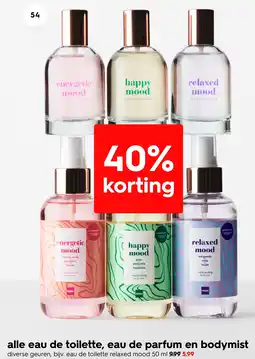 HEMA alle eau de toilette, eau de parfum en bodymist Angebot