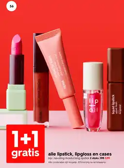 HEMA alle lipstick, lipgloss en cases Angebot