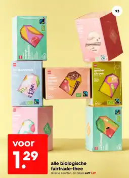 HEMA alle biologische fairtrade thee Angebot