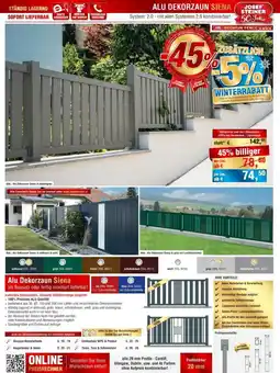 Josef Steiner Alu Dekorzaun Siena Angebot