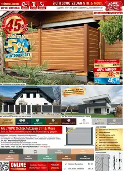 Josef Steiner Sichtschutzzuan stil & mode Angebot