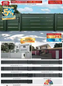 Josef Steiner Stahlzaunsysteme home inclusive Angebot