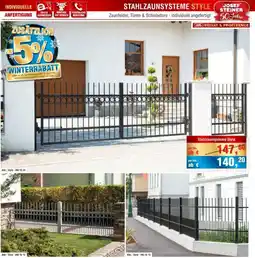 Josef Steiner Stahlzaunsysteme style Angebot