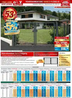 Josef Steiner Rohrrahmentore vario 2-flügelig Angebot