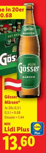Lidl Gösser Märzen Angebot