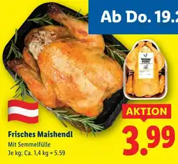 Lidl Frisches Maishendl Angebot