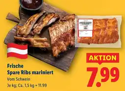 Lidl Frische Spare Ribs mariniert Angebot