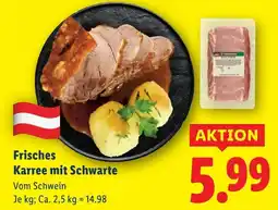 Lidl Frisches Karree mit Schwarte Angebot