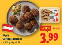 Lidl Wech Geflügelbällchen Angebot