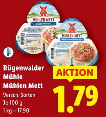 Lidl Rügenwalder Mühle Mühlen Mett Angebot