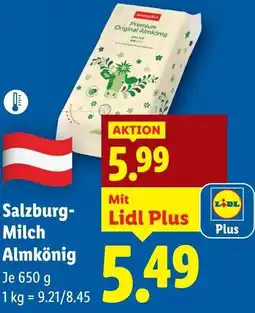 Lidl Salzburg Milch Almkönig Angebot