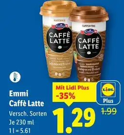 Lidl Emmi Caffè Latte Angebot