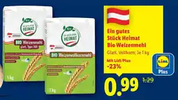 Lidl Ein gutes stück heimat bio weizenmehl Angebot