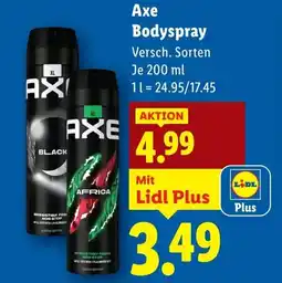 Lidl Axe Bodyspray Angebot
