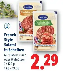 Lidl French Style Salami in Scheiben Angebot