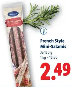 Lidl French Style Mini Salamis Angebot