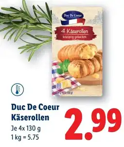 Lidl Duc De Coeur Käserollen Angebot