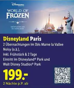 Lidl Disneyland Paris Angebot