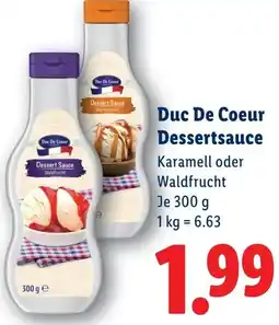 Lidl Duc De Cocur Dessertsauce Angebot