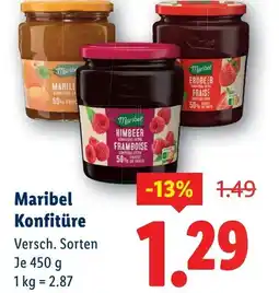 Lidl Maribel Konfitüre Angebot