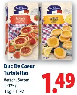 Lidl Duc De Coeur Tartelettes Angebot