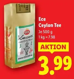Lidl Ece Ceylon Tee Angebot