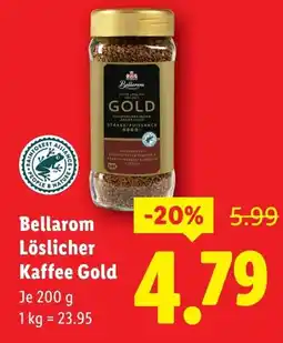 Lidl Bellarom Löslicher Kaffee Gold Angebot