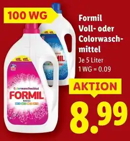 Lidl Formil Voll oder Colorwasch mittel Angebot