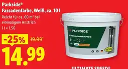 Lidl Parkside Fassadenfarbe Weiß Angebot