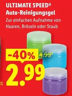 Lidl Ultimate speed auto reinigungsgel Angebot