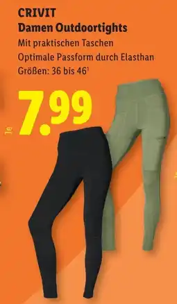 Lidl Crivit damen outdoortights Angebot