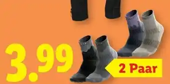 Lidl Crivit damen herren outdoorsocken 2 paar Angebot