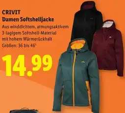 Lidl Crivit damen softshelljacke Angebot