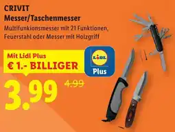 Lidl Crivit messer taschenmesser Angebot