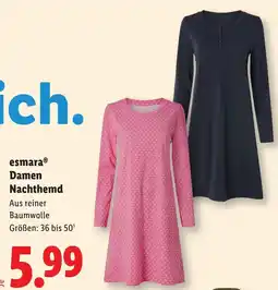 Lidl esmara Damen Nachthemd Angebot