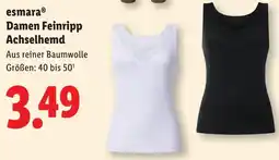 Lidl Esmara damen feinripp achselhemd Angebot