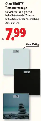 Lidl Cien beauty personenwaage Angebot