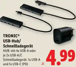 Lidl Tronic usb hub schnellladegerät Angebot