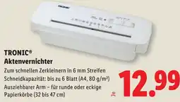Lidl Tronic aktenvernichter Angebot