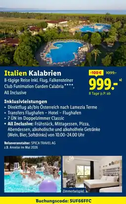 Lidl Italien Kalabrien Angebot